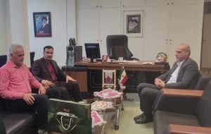 دیدار رییس مخابرات  هرسین با فرماندار شهرستان
