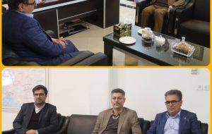 دیدار برهان مرادی مشاور پارلمانی رئیس سازمان راهداری و حمل و نقل جاده‌ای