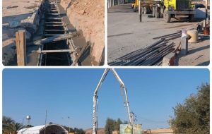 نصب علائم هشدار دهنده در رمپ ورودی و خروجی روستای