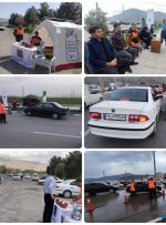 🔹️برپایی ۳ ایستگاه صلواتی نوشیدنی گرم (چای، قهوه، نسکافه و…) در محورهای مواصلاتی استان کرمانشاه ‌