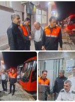 بازدید و نظارت شبانه روزی از پایانه مسافربری