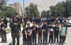 مراسم عزاداری سیدالشهدا ظهر عاشورای۱۴۰۴ کرمانشاه شهرک تعاون
