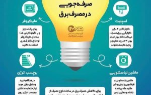  *صرفه‌جویی در مصرف برق وظیفه‌ای همگانی است*
