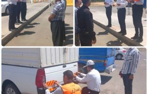 🔹️نصب شبرنگ و آموزش رانندگان وانت‌بار در محور سنقر به همدان