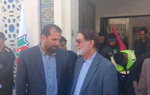 آیین بهره‌برداری از نمازخانه بین راهی محور بیستون به کرمانشاه