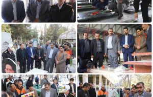 ️برگزاری مراسم غبارروبی و تجدید میثاق با شهدای والامقام